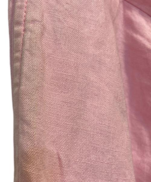 POLO RALPH LAUREN（ポロ・ラルフローレン）POLO RALPH LAUREN (ポロ・ラルフローレン) リネンスラックス ピンク サイズ:34の古着・服飾アイテム