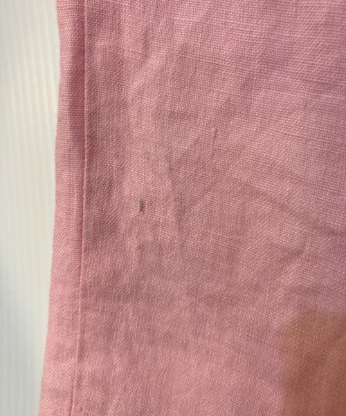 POLO RALPH LAUREN（ポロ・ラルフローレン）POLO RALPH LAUREN (ポロ・ラルフローレン) リネンスラックス ピンク サイズ:34の古着・服飾アイテム