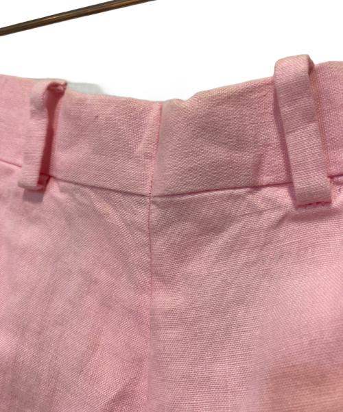POLO RALPH LAUREN（ポロ・ラルフローレン）POLO RALPH LAUREN (ポロ・ラルフローレン) リネンスラックス ピンク サイズ:34の古着・服飾アイテム