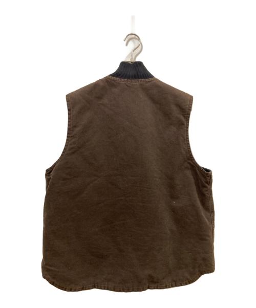 CarHartt（カーハート）CarHartt (カーハート) ダックベスト ブラウン サイズ:Lの古着・服飾アイテム