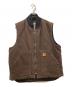 CarHartt（カーハート）の古着「ダックベスト」｜ブラウン
