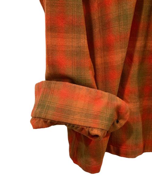 PENDLETON（ペンドルトン）PENDLETON (ペンドルトン) オンブレチェックシャツ レッド サイズ:Mの古着・服飾アイテム