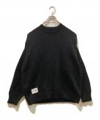WTAPSダブルタップス）の古着「2024 A/W WTAPS DUANE / SWEATER / POLY」｜ブラック