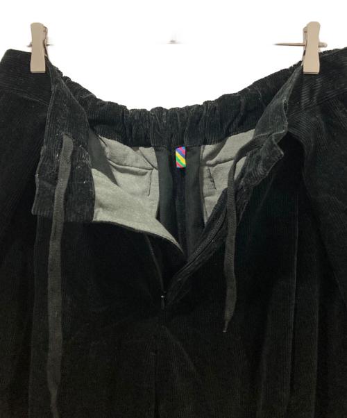 is-ness（イズネス）is-ness (イズネス) コーデュロイパンツ ブラック サイズ:Lの古着・服飾アイテム