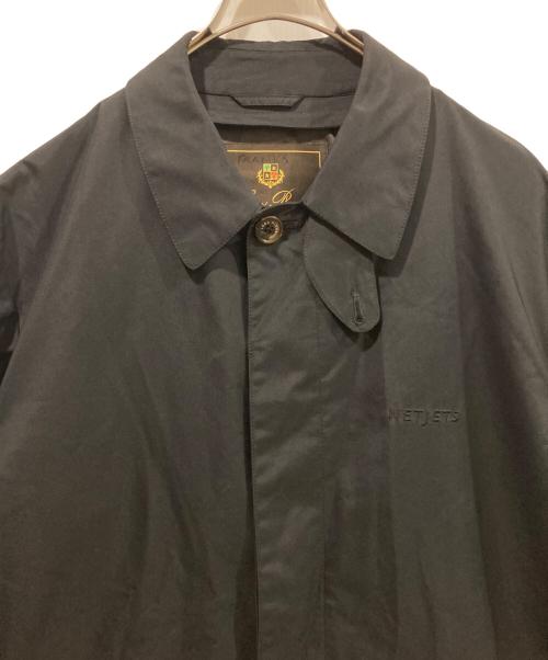 NETJETS（ネットジェッツ）NETJETS (ネットジェッツ) ステンカラーコート ブラック サイズ:XLの古着・服飾アイテム