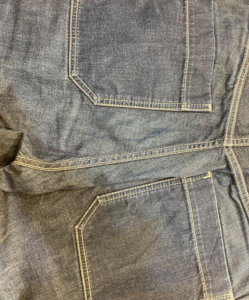 COMME des GARCONS HOMME（コムデギャルソン オム）COMME des GARCONS HOMME (コムデギャルソン オム) ナイロン切替デニムベイカーパンツ インディゴ サイズ:XSの古着・服飾アイテム