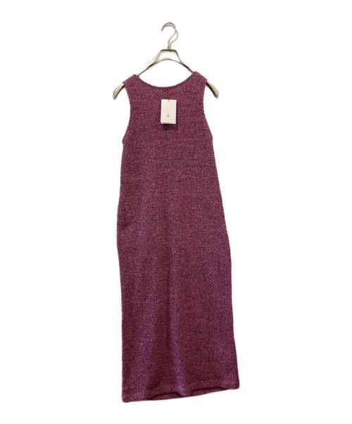 6(ROKU) BEAUTY&YOUTH（ロク ビューティーアンドユース）6(ROKU) BEAUTY&YOUTH (ロク ビューティーアンドユース) ノースリーブ・キャミソールワンピース ピンク サイズ:36の古着・服飾アイテム