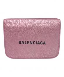BALENCIAGA（バレンシアガ）の古着「3つ折り財布」｜ピンク