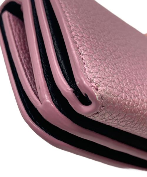 BALENCIAGA（バレンシアガ）BALENCIAGA (バレンシアガ) 3つ折り財布 ピンクの古着・服飾アイテム