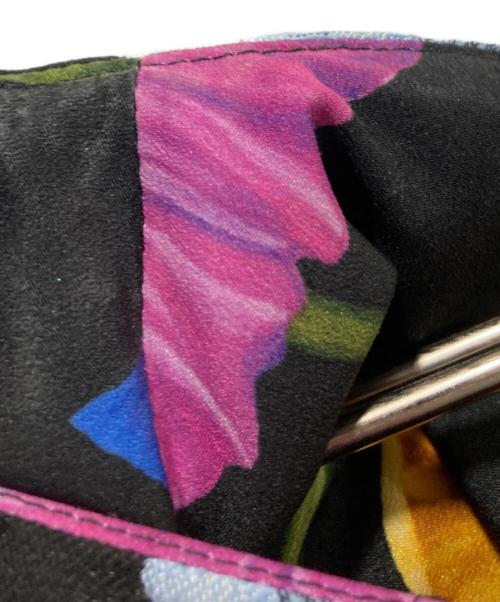 DOLCE & GABBANA（ドルチェ＆ガッバーナ）DOLCE & GABBANA (ドルチェ＆ガッバーナ) ブルー フローラル ブロケードドレスワンピース ブルー サイズ:40の古着・服飾アイテム