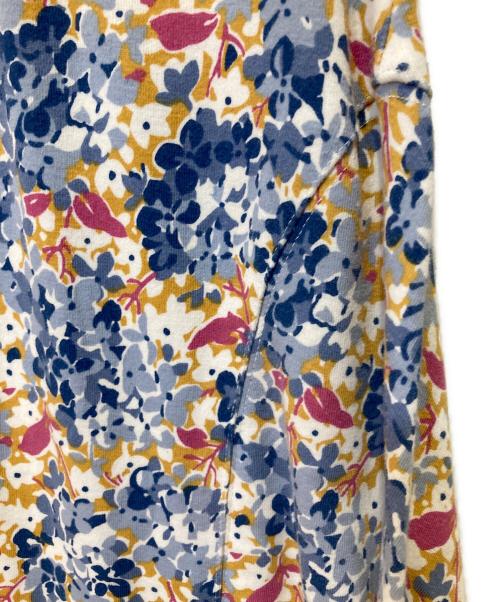 LAUREN RALPH LAUREN（ローレンラルフローレン）LAUREN RALPH LAUREN (ローレンラルフローレン) フローラルプリントワンピース ブルー サイズ:Sの古着・服飾アイテム