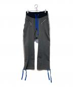 S.ROUSSEAUエス・ルソー）の古着「ギミックジップスウェットパンツ」｜グレー