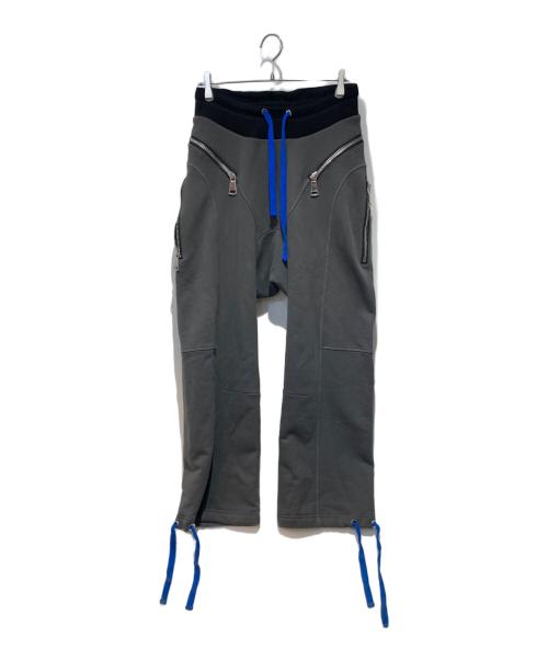 S.ROUSSEAU（エス・ルソー）S．ROUSSEAU (エス・ルソー) ギミックジップスウェットパンツ グレー サイズ:Sの古着・服飾アイテム