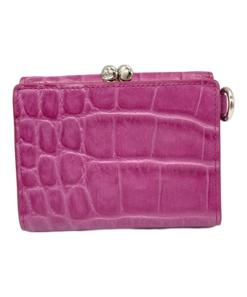 Vivienne Westwood（ヴィヴィアンウエストウッド）Vivienne Westwood (ヴィヴィアンウエストウッド) 3つ折り財布 ピンクの古着・服飾アイテム