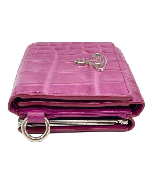 Vivienne Westwood（ヴィヴィアンウエストウッド）Vivienne Westwood (ヴィヴィアンウエストウッド) 3つ折り財布 ピンクの古着・服飾アイテム