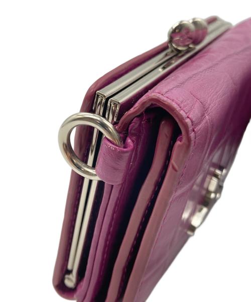 Vivienne Westwood（ヴィヴィアンウエストウッド）Vivienne Westwood (ヴィヴィアンウエストウッド) 3つ折り財布 ピンクの古着・服飾アイテム