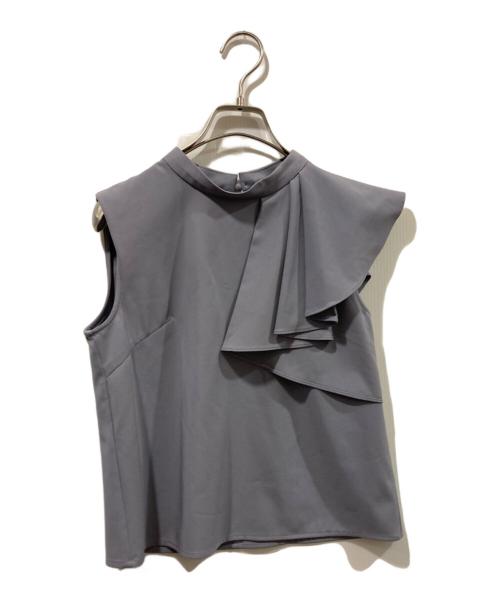 JILL BY JILLSTUART（ジル バイ ジルスチュアート）JILL BY JILLSTUART (ジル バイ ジルスチュアート) アシメラッフルセットアップ パープル サイズ:Sの古着・服飾アイテム