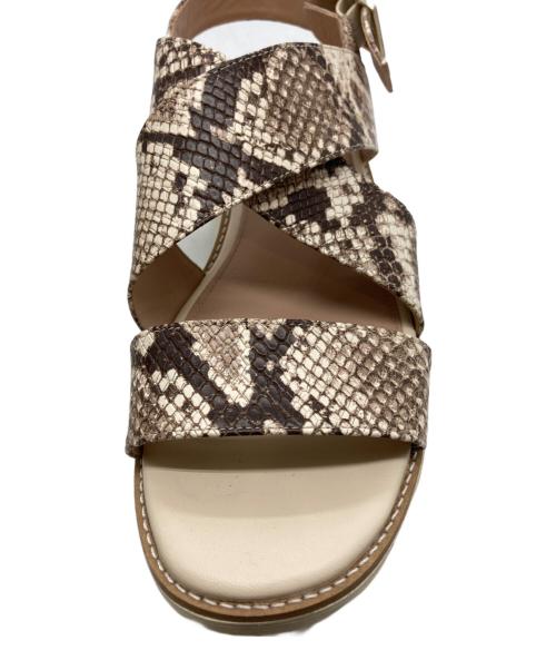 COLE HAAN（コールハーン）COLE HAAN (コールハーン) プラットフォームサンダル ベージュ サイズ:25の古着・服飾アイテム