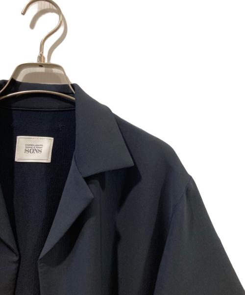 UNITED ARROWS & SONS（ユナイテッドアローズ アンド サンズ）UNITED ARROWS & SONS (ユナイテッドアローズ アンド サンズ) DAISUKE OBANA PE OPEN SHIRT ネイビー サイズ:Ｓ 未使用品の古着・服飾アイテム