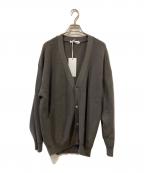 Graphpaperグラフペーパー）の古着「Suvin Loose Rib Cardigan」｜グレー