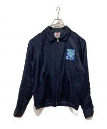 son of the cheese（（サノバチーズ））の古着「レーヨンジャケット」｜ネイビー