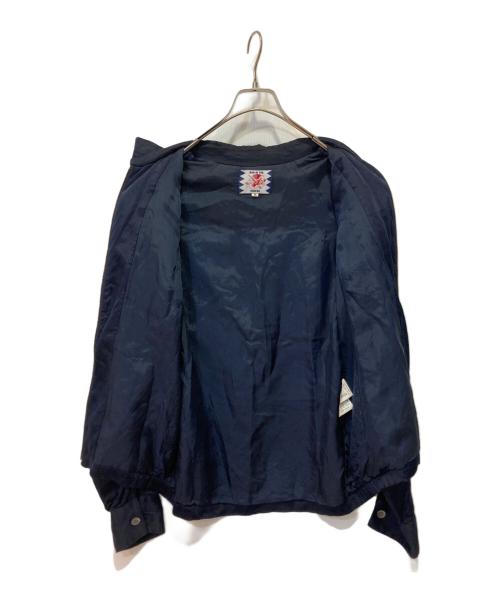 son of the cheese（（サノバチーズ））SON OF THE CHEESE (サノバチーズ) レーヨンジャケット ネイビー サイズ:Sの古着・服飾アイテム