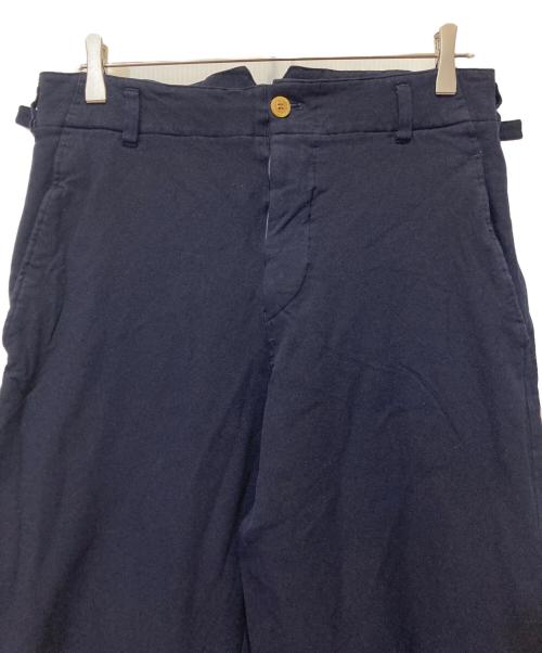 ROBE DE CHAMBRE COMME DES GARCONS（ローブドシャンブル コムデギャルソン）ROBE DE CHAMBRE COMME DES GARCONS (ローブドシャンブル コムデギャルソン) ワイドクロップドパンツ ネイビー サイズ:表記不明の古着・服飾アイテム