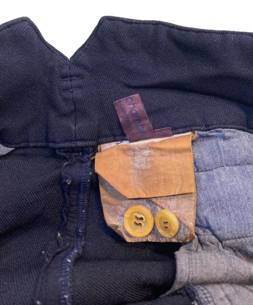 ROBE DE CHAMBRE COMME DES GARCONS（ローブドシャンブル コムデギャルソン）ROBE DE CHAMBRE COMME DES GARCONS (ローブドシャンブル コムデギャルソン) ワイドクロップドパンツ ネイビー サイズ:表記不明の古着・服飾アイテム