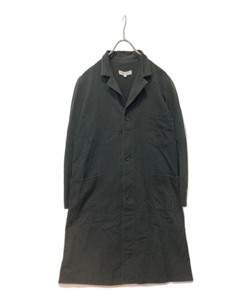 ROBE DE CHAMBRE COMME DES GARCONS（ローブドシャンブル コムデギャルソン）ROBE DE CHAMBRE COMME DES GARCONS (ローブドシャンブル コムデギャルソン) コットン ショップコート ブラック サイズ:Ｍの古着・服飾アイテム