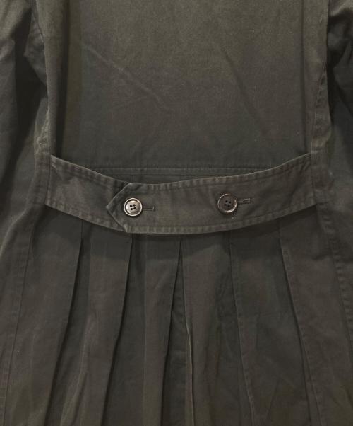 ROBE DE CHAMBRE COMME DES GARCONS（ローブドシャンブル コムデギャルソン）ROBE DE CHAMBRE COMME DES GARCONS (ローブドシャンブル コムデギャルソン) コットン ショップコート ブラック サイズ:Ｍの古着・服飾アイテム