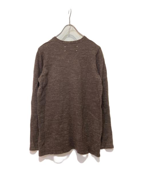 MARTIN MARGIELA（マルタン・マルジェラ）Martin Margiela (マルタン・マルジェラ) Vネックニット ブラウン サイズ:Ｍの古着・服飾アイテム