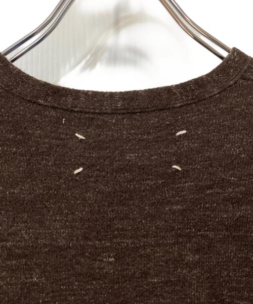MARTIN MARGIELA（マルタン・マルジェラ）Martin Margiela (マルタン・マルジェラ) Vネックニット ブラウン サイズ:Ｍの古着・服飾アイテム