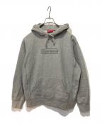 SUPREME×KAWSシュプリーム×カウズ）の古着「chalk box logo hooded」｜グレー