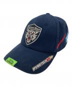 SUPREMEシュプリーム）の古着「レーシングチーム6パネルロゴパッチキャップ」｜ネイビー