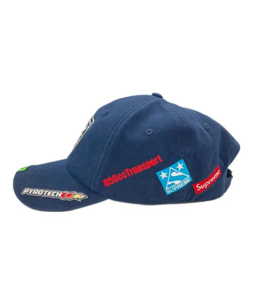 SUPREME（シュプリーム）Supreme (シュプリーム) レーシングチーム6パネルロゴパッチキャップ ネイビーの古着・服飾アイテム