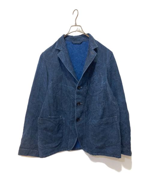 45R（フォーティファイブ・アール）45R (フォーティファイブ・アール) リネンワークジャケット インディゴ サイズ:2の古着・服飾アイテム