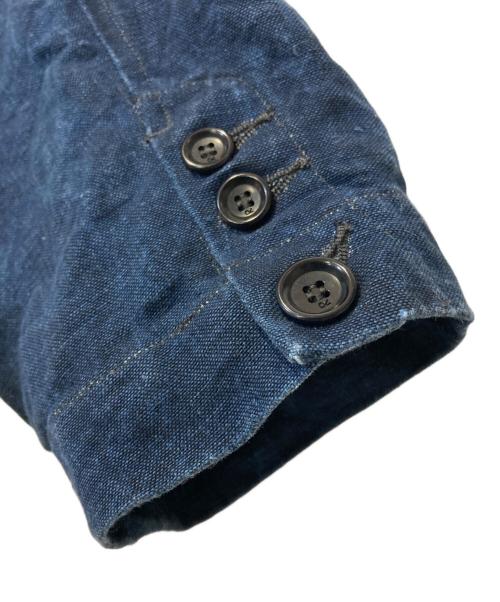 45R（フォーティファイブ・アール）45R (フォーティファイブ・アール) リネンワークジャケット インディゴ サイズ:2の古着・服飾アイテム