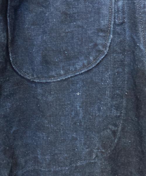 45R（フォーティファイブ・アール）45R (フォーティファイブ・アール) リネンワークジャケット インディゴ サイズ:2の古着・服飾アイテム