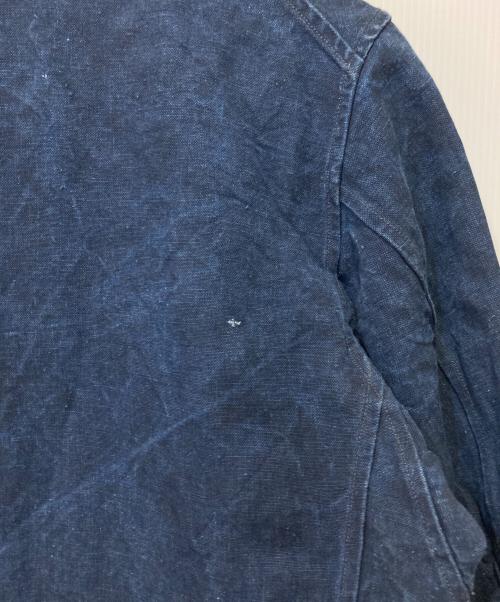 45R（フォーティファイブ・アール）45R (フォーティファイブ・アール) リネンワークジャケット インディゴ サイズ:2の古着・服飾アイテム
