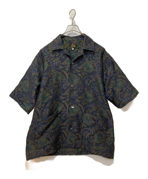 Needles（ニードルズ）Needles (ニードルズ) CABANA SHIRT - PAISLEY JACQUARD ネイビー サイズ:Ｌの古着・服飾アイテム