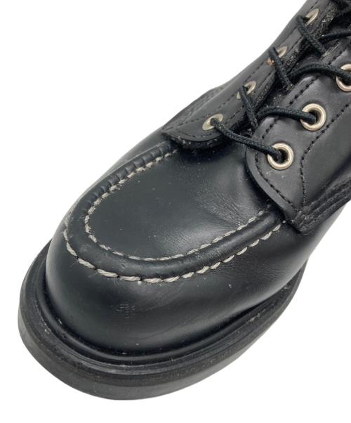 RED WING（レッドウィング）RED WING (レッドウィング) モックトゥブーツ ブラック サイズ:7.5Eの古着・服飾アイテム
