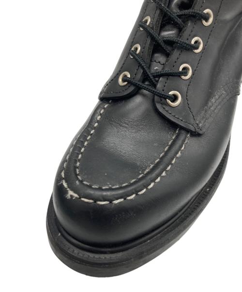 RED WING（レッドウィング）RED WING (レッドウィング) モックトゥブーツ ブラック サイズ:7.5Eの古着・服飾アイテム