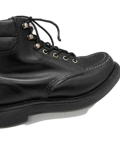 RED WING（レッドウィング）RED WING (レッドウィング) モックトゥブーツ ブラック サイズ:7.5Eの古着・服飾アイテム