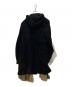 BLACK COMME des GARCONS (ブラックコムデギャルソン) レイヤードダッフルコート ブラック サイズ:Ｌ：15000円