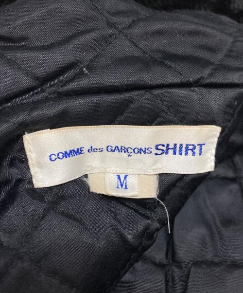 COMME des GARCONS SHIRT（コムデギャルソンシャツ）COMME des GARCONS SHIRT (コムデギャルソンシャツ) ヘリンボーンウールフーデッドジャケット グレー サイズ:Ｍの古着・服飾アイテム