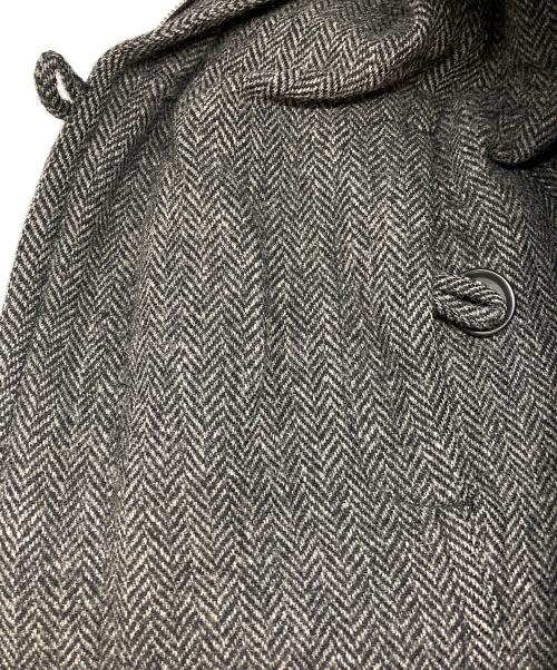 COMME des GARCONS SHIRT（コムデギャルソンシャツ）COMME des GARCONS SHIRT (コムデギャルソンシャツ) ヘリンボーンウールフーデッドジャケット グレー サイズ:Ｍの古着・服飾アイテム