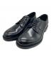 PRADA（プラダ）の古着「ブラッシュドレザー レースアップ シューズ」｜ブラック