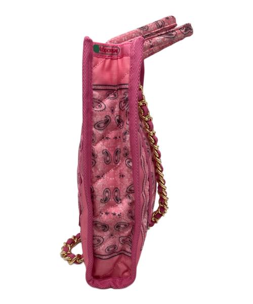 LeSportsac（レスポートサック）LeSportsac (レスポートサック) バンダナハンドバッグ ピンクの古着・服飾アイテム