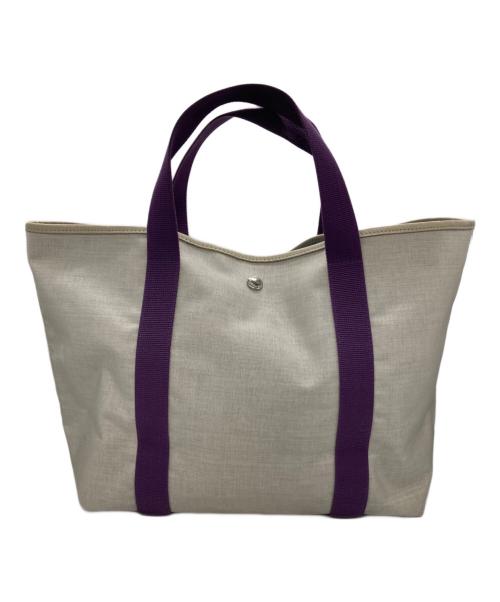 Herve Chapelier（エルベシャプリエ）Herve Chapelier (エルベシャプリエ) トートバッグ グレー×パープルの古着・服飾アイテム