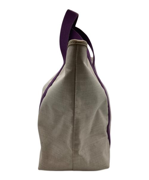 Herve Chapelier（エルベシャプリエ）Herve Chapelier (エルベシャプリエ) トートバッグ グレー×パープルの古着・服飾アイテム